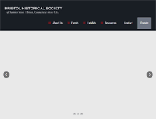 Tablet Screenshot of bristolhistoricalsociety.org